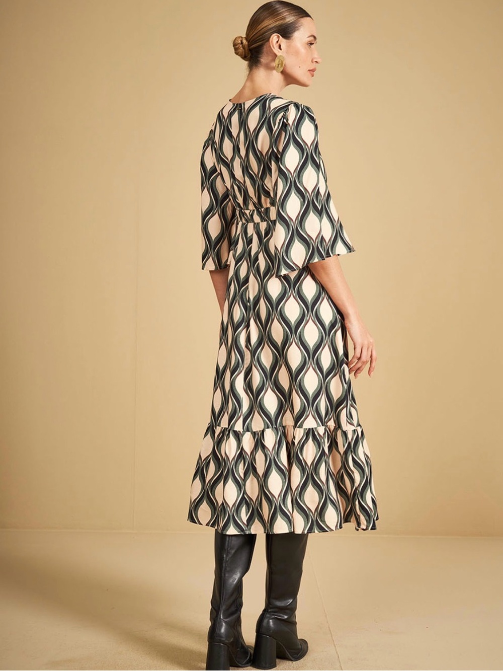 SOMMER Flowy Midi Dress - NWT - Picture 2 of 8